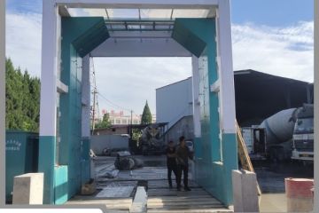 全自動攪拌車洗車機(jī)-無需人工值守[隆茂鑫晟]